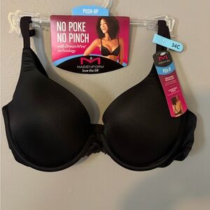 Maidenform DreamWire Black Push-Up Bra